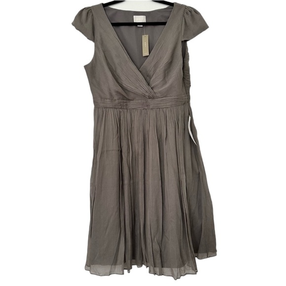 J. Crew Mirabelle Dress In Silk Chiffon NEW - Picture 3 of 9